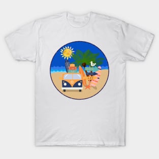 Vacation At the Beach! Sun, Sand and Surf T-Shirt